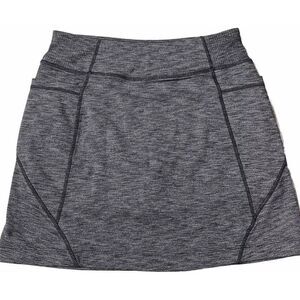 Athleta Size XS Excursion‎ Skort/Skirt Charcoal Heather Grey 153396-02
